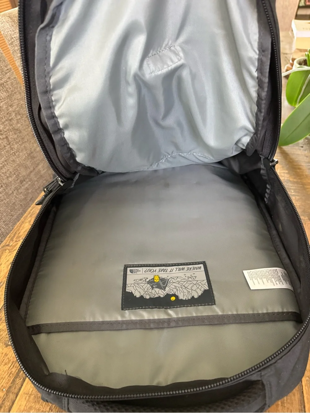 The North Face Groundwork Backpack Black Laptop Bag DISH Protect FlexVent